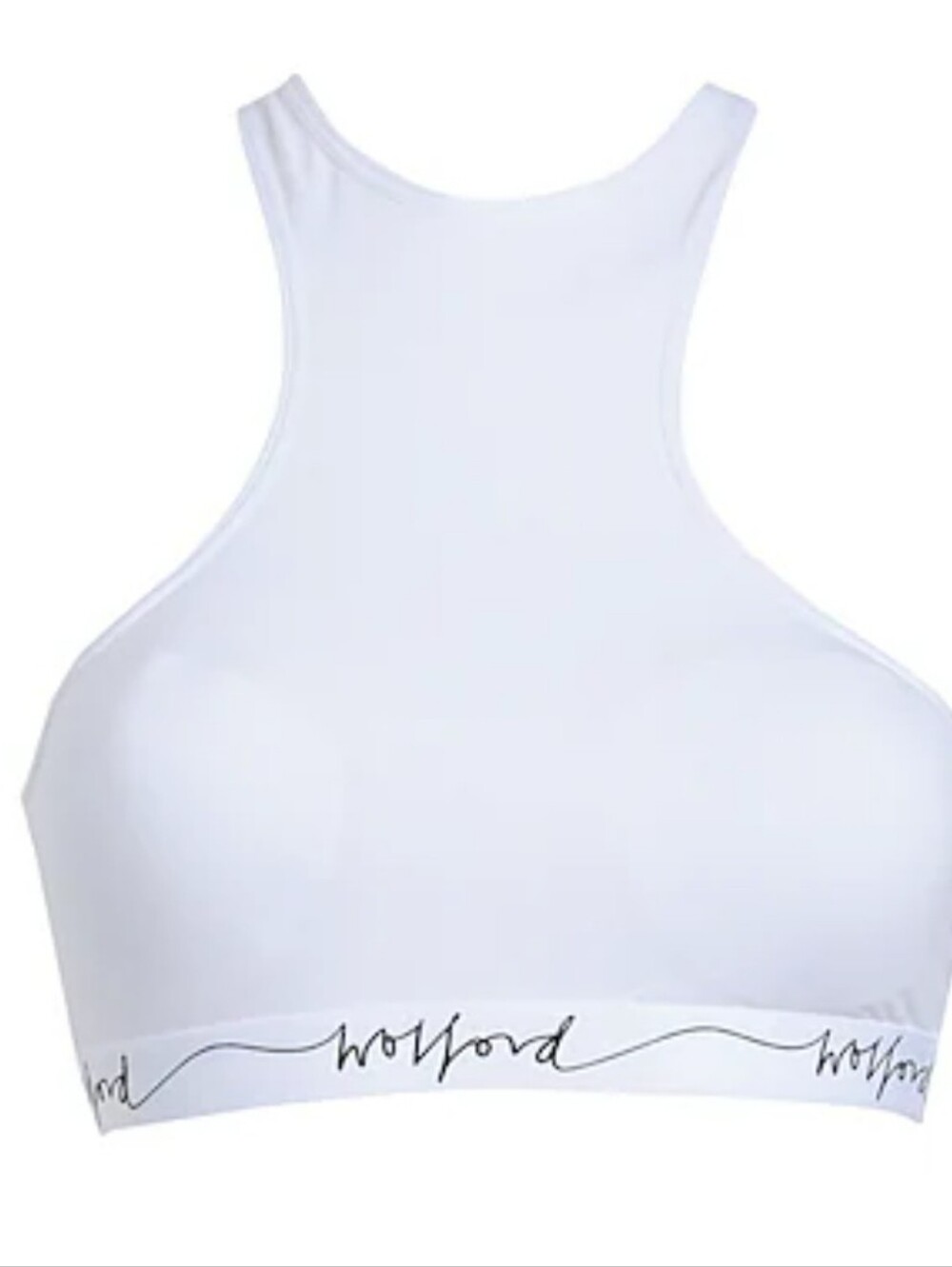 Wolford Script Band Bra- White